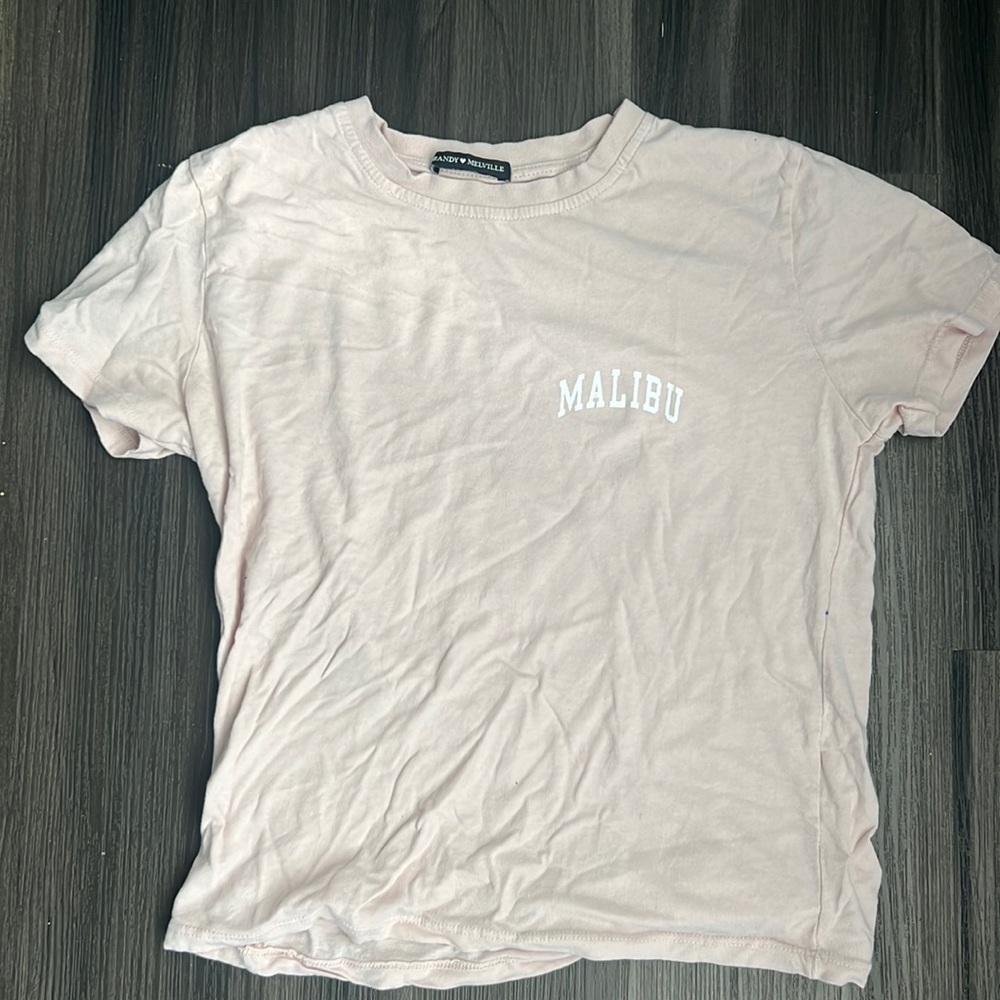 Pink Malibu brandy Melville top